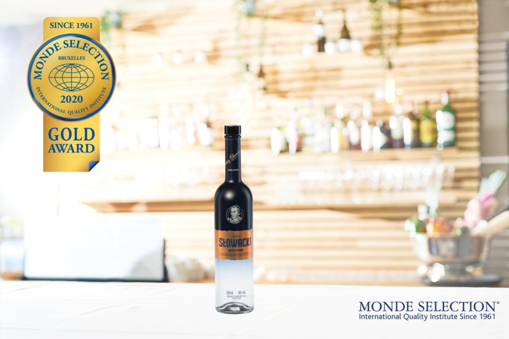 Monde Selection 2020 – gold medal for Juliusz Słowacki vodka